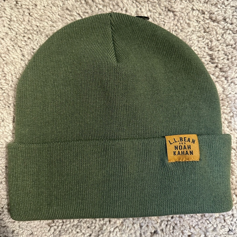 L.L. Bean x Noah Kahan unisex Olive Green Knit Hat beanie - NWT